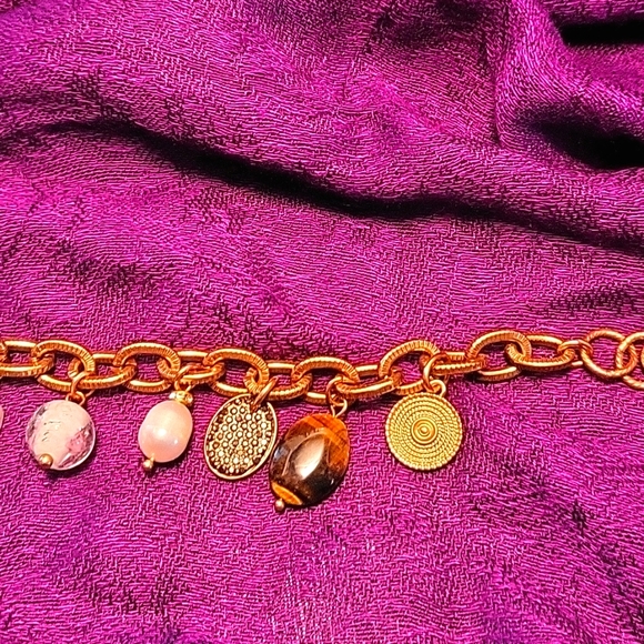 Chico's Gold Charm Bracelet - Picture 4 of 5